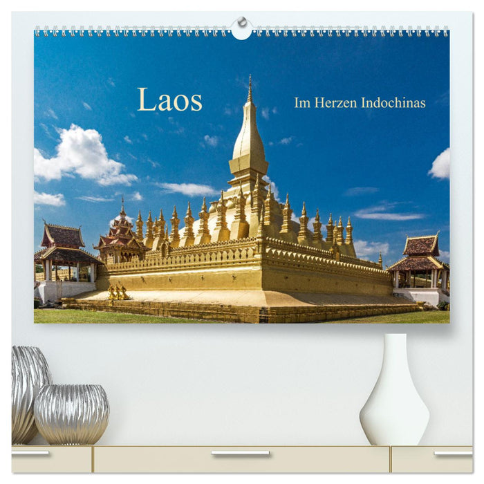 Laos - Im Herzen Indochinas (CALVENDO Premium Wandkalender 2026)
