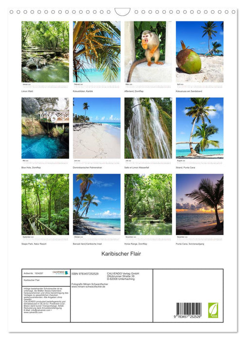Karibischer Flair (CALVENDO Wandkalender 2026)