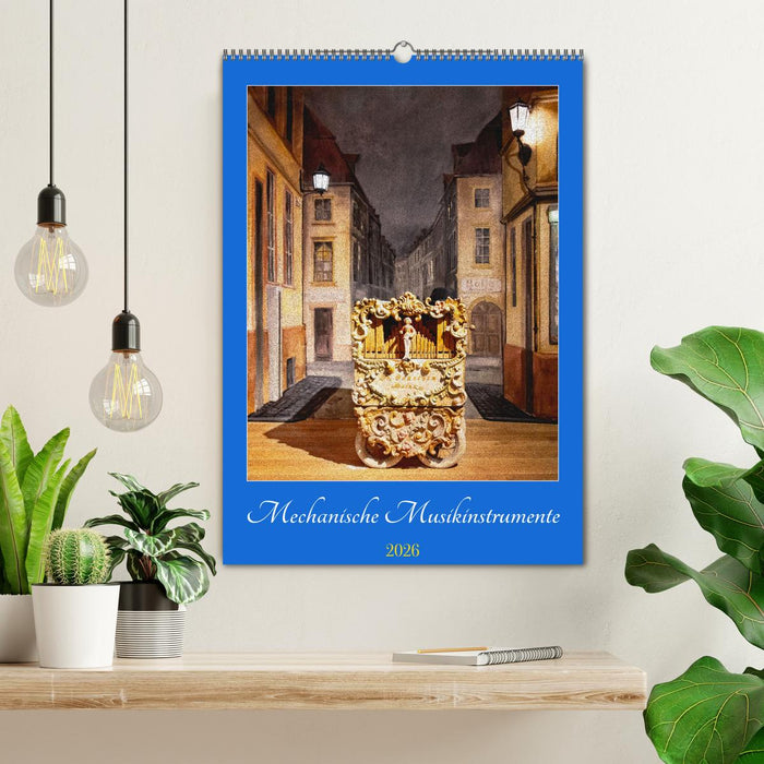 Mechanische Musikinstrumente (CALVENDO Wandkalender 2026)