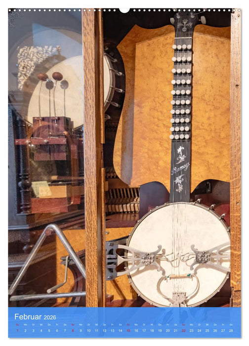 Mechanische Musikinstrumente (CALVENDO Wandkalender 2026)