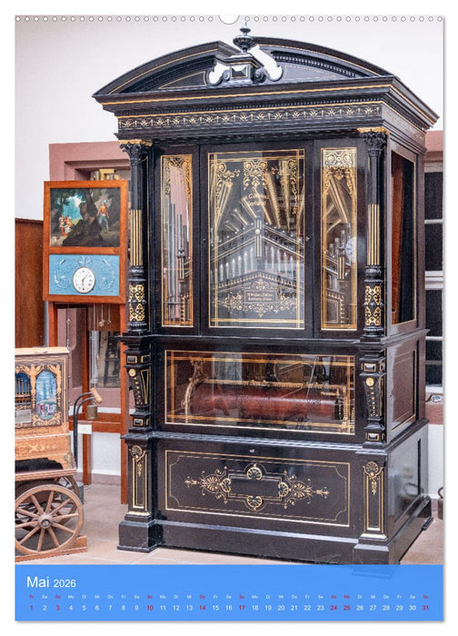 Mechanische Musikinstrumente (CALVENDO Wandkalender 2026)