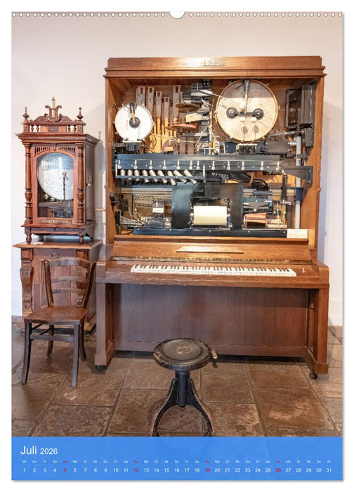 Mechanische Musikinstrumente (CALVENDO Premium Wandkalender 2026)
