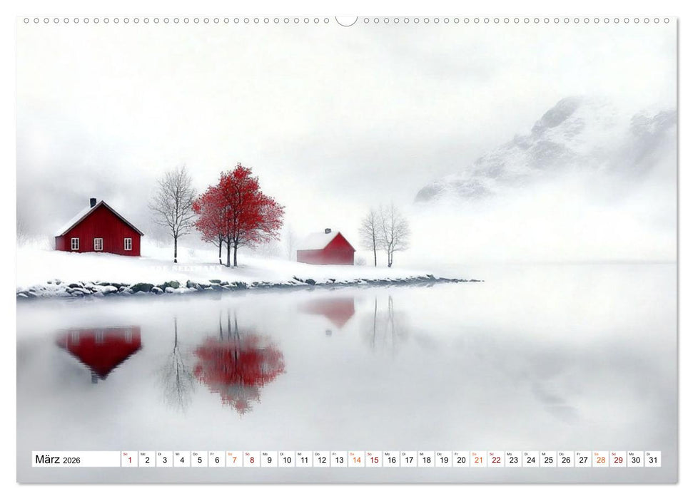 Winterträume – Zauberhafte Landschaften (CALVENDO Wandkalender 2026)