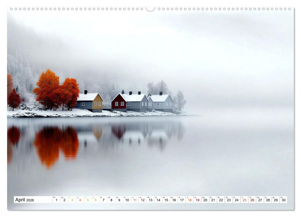 Winterträume – Zauberhafte Landschaften (CALVENDO Wandkalender 2026)