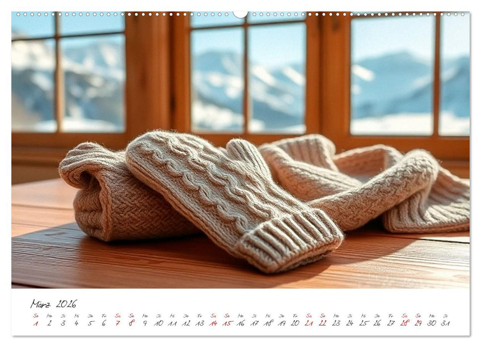 Wir lieben Wolle und Gemütlichkeit (CALVENDO Wandkalender 2026)