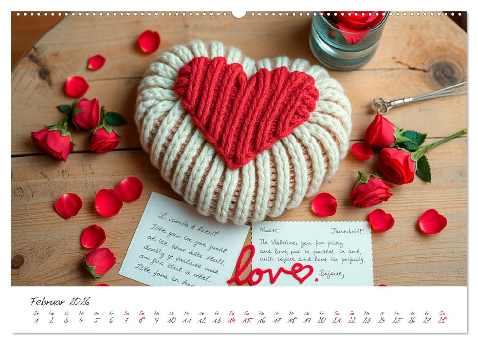 Wir lieben Wolle und Gemütlichkeit (CALVENDO Premium Wandkalender 2026)