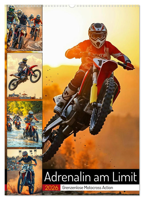 Adrenalin am Limit - Grenzenlose Motocross Action (CALVENDO Wandkalender 2026)