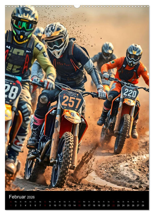 Adrenalin am Limit - Grenzenlose Motocross Action (CALVENDO Premium Wandkalender 2026)