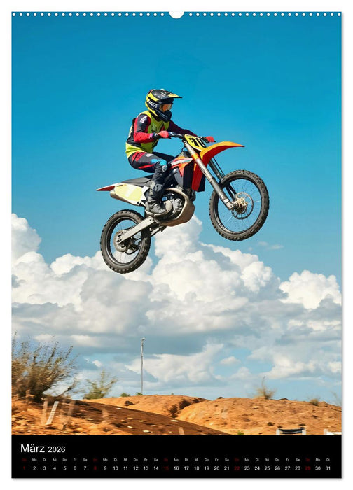 Adrenalin am Limit - Grenzenlose Motocross Action (CALVENDO Premium Wandkalender 2026)
