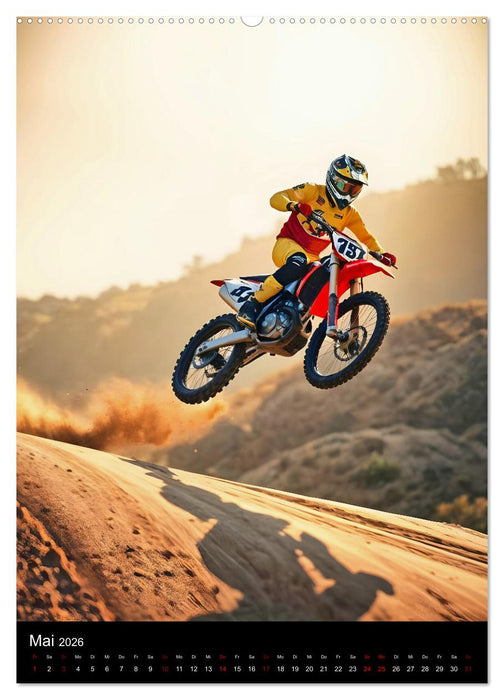 Adrenalin am Limit - Grenzenlose Motocross Action (CALVENDO Premium Wandkalender 2026)