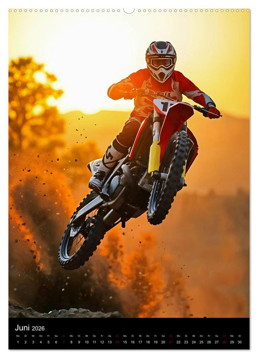 Adrenalin am Limit - Grenzenlose Motocross Action (CALVENDO Premium Wandkalender 2026)