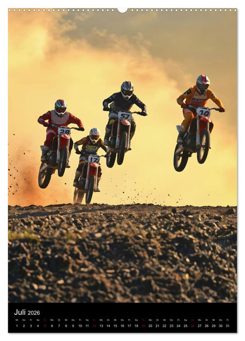 Adrenalin am Limit - Grenzenlose Motocross Action (CALVENDO Premium Wandkalender 2026)