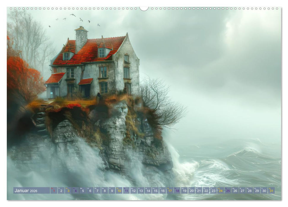 Stürmisch wildes Wetter (CALVENDO Wandkalender 2026)