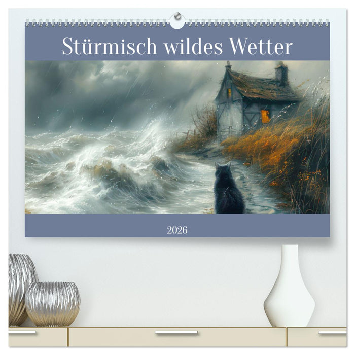 Stürmisch wildes Wetter (CALVENDO Premium Wandkalender 2026)