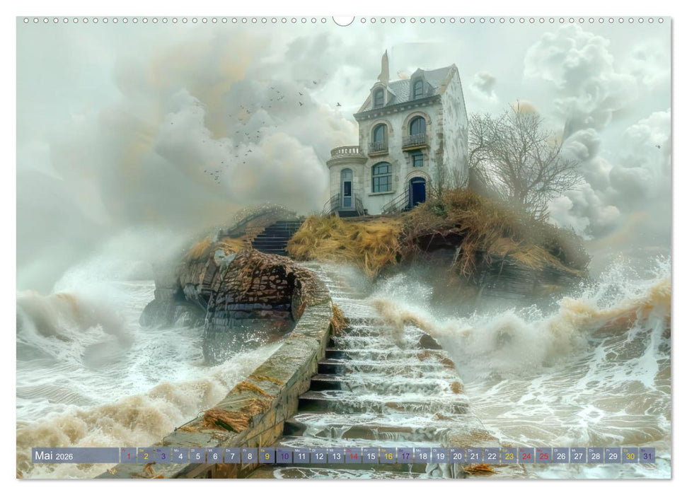 Stürmisch wildes Wetter (CALVENDO Premium Wandkalender 2026)