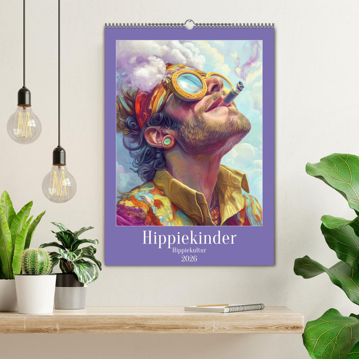 Hippiekinder - Hippiekultur (CALVENDO Wandkalender 2026)