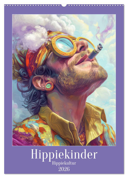 Hippiekinder - Hippiekultur (CALVENDO Wandkalender 2026)