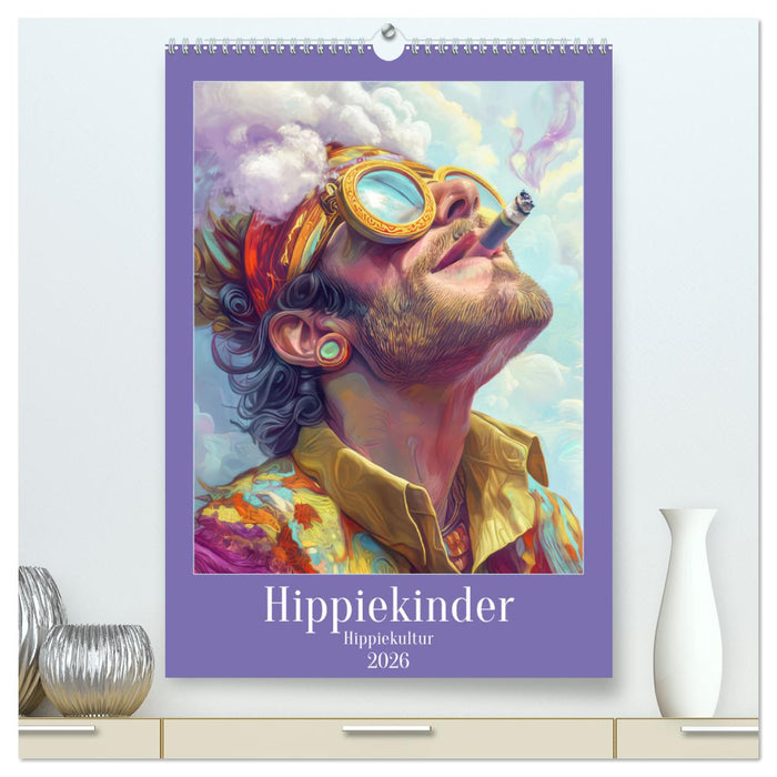 Hippiekinder - Hippiekultur (CALVENDO Premium Wandkalender 2026)