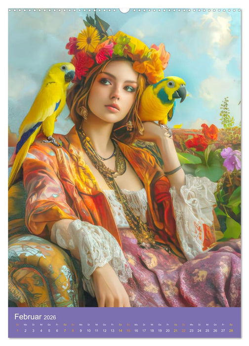 Hippiekinder - Hippiekultur (CALVENDO Premium Wandkalender 2026)