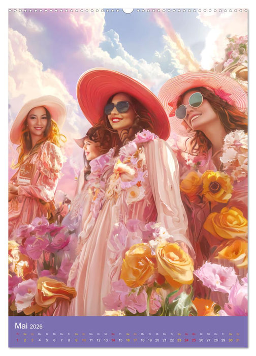 Hippiekinder - Hippiekultur (CALVENDO Premium Wandkalender 2026)