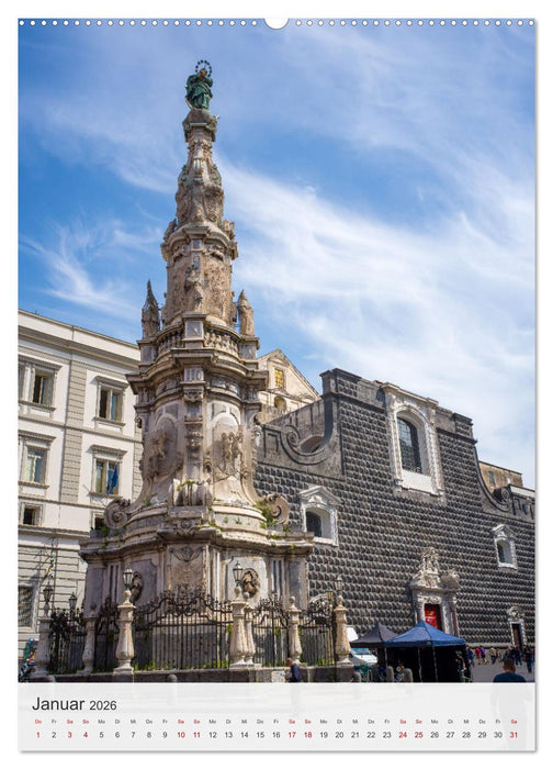 Neapel - Metropole im Süden Italiens (CALVENDO Premium Wandkalender 2026)