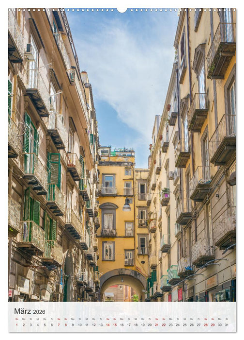 Neapel - Metropole im Süden Italiens (CALVENDO Premium Wandkalender 2026)