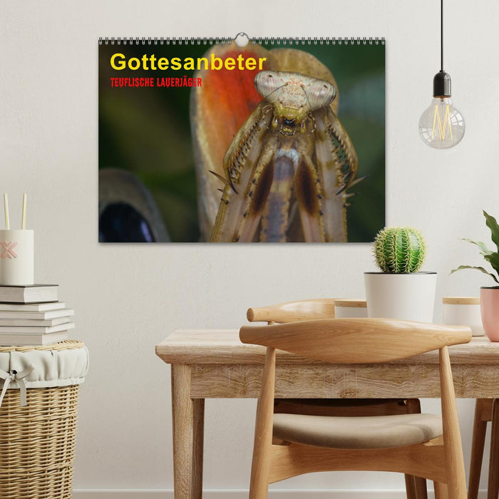 Gottesanbeter - Teuflische Lauerjäger (CALVENDO Wandkalender 2026)
