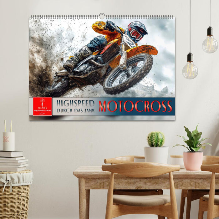 Motocross - Highspeed durch das Jahr (CALVENDO Wandkalender 2026)