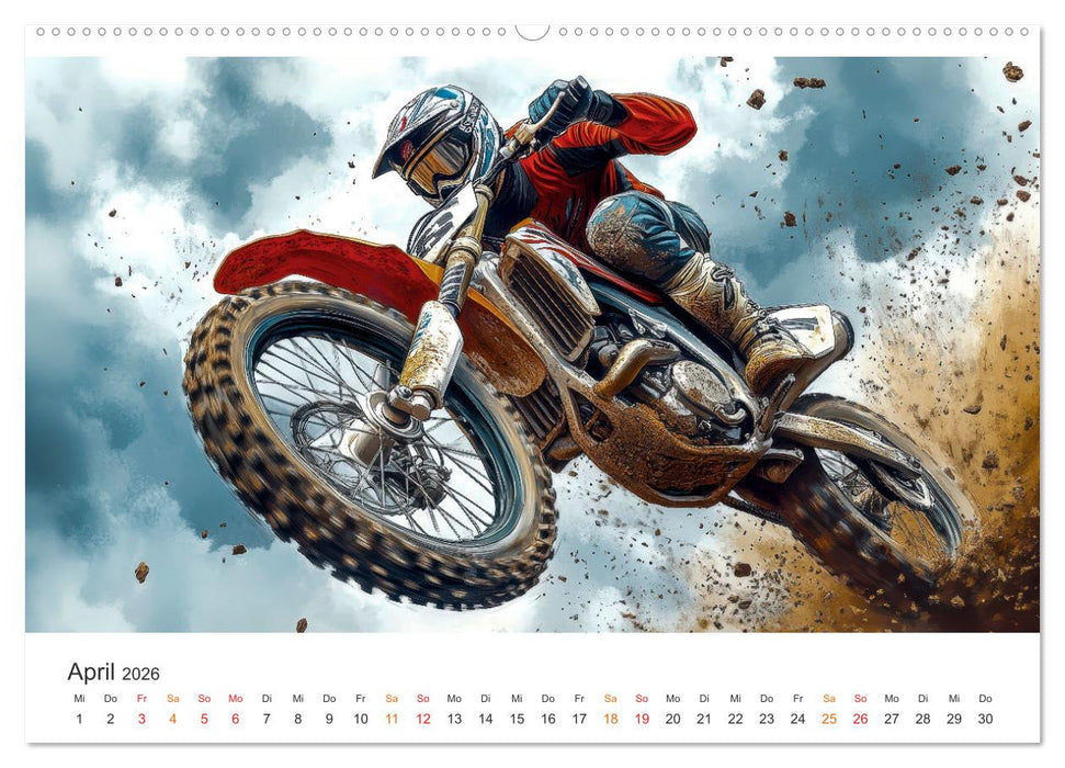 Motocross - Highspeed durch das Jahr (CALVENDO Wandkalender 2026)