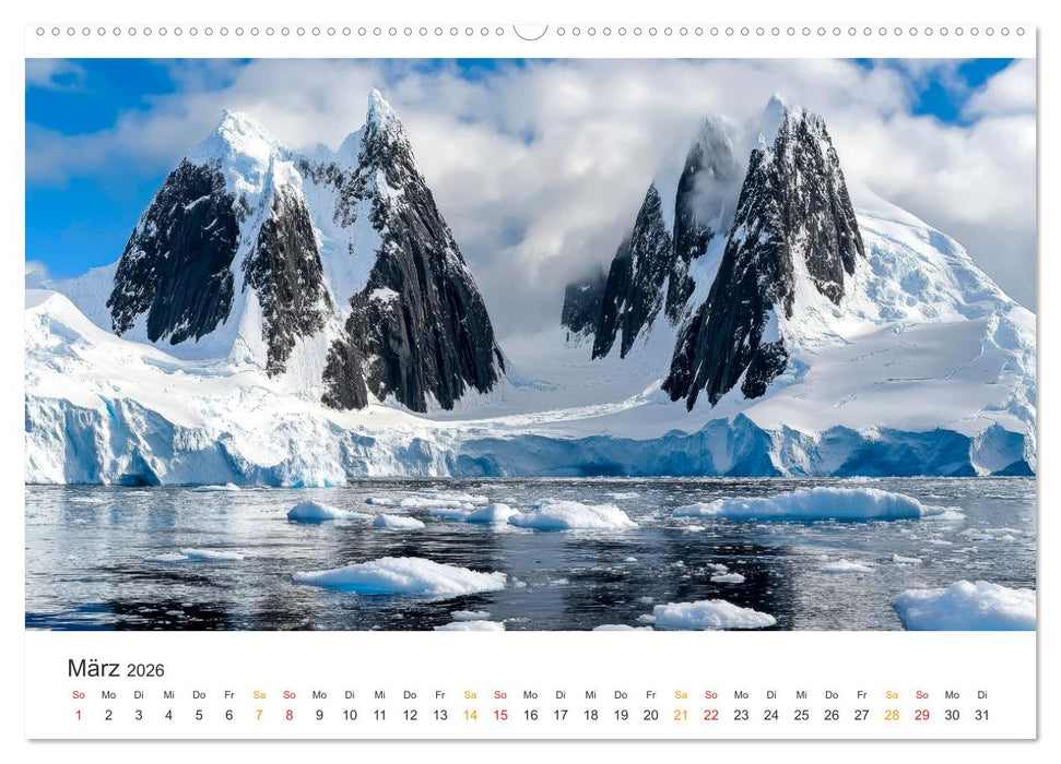Antarktis - eisige Schönheit (CALVENDO Wandkalender 2026)