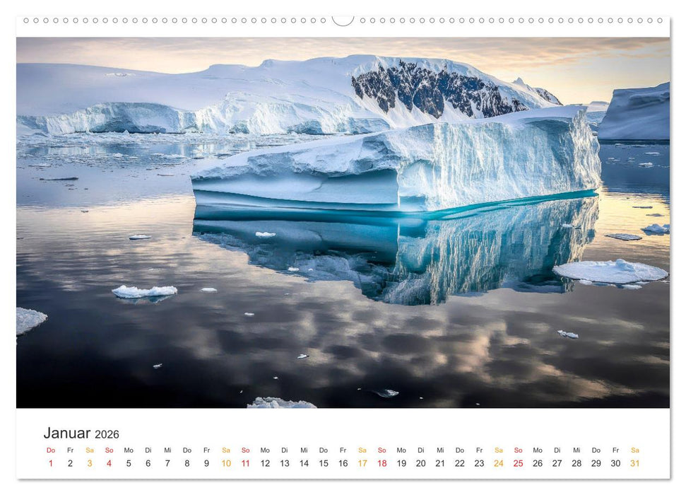 Antarktis - eisige Schönheit (CALVENDO Premium Wandkalender 2026)