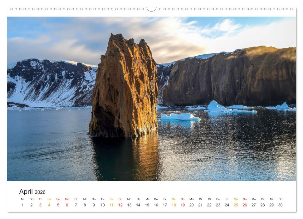 Antarktis - eisige Schönheit (CALVENDO Premium Wandkalender 2026)