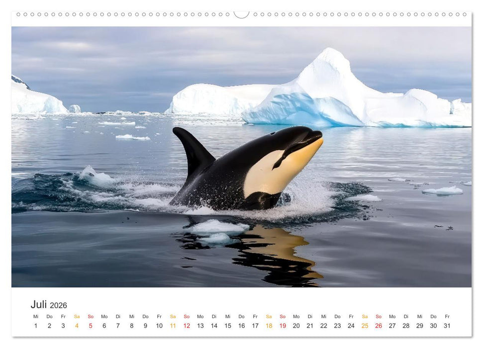 Antarktis - eisige Schönheit (CALVENDO Premium Wandkalender 2026)