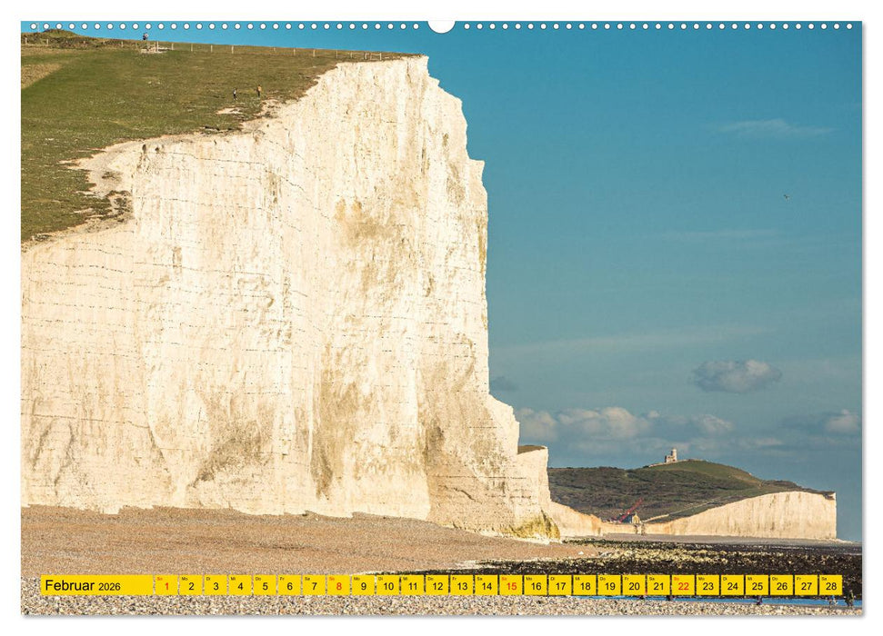 Seven Sisters - Großbritanniens höchste Kreidefelsen (CALVENDO Wandkalender 2026)