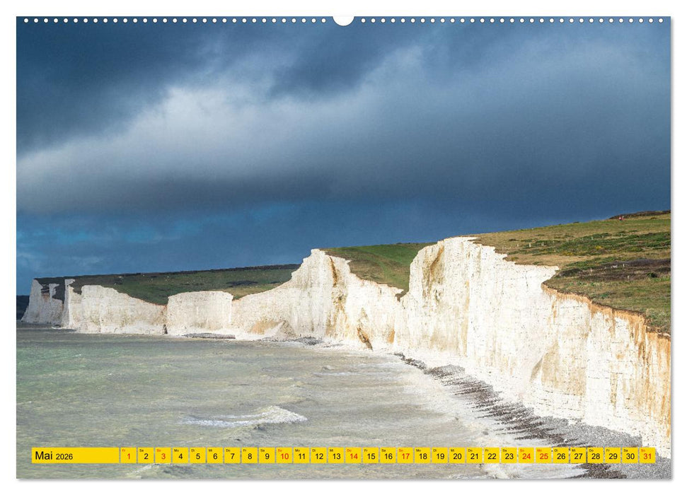 Seven Sisters - Großbritanniens höchste Kreidefelsen (CALVENDO Wandkalender 2026)