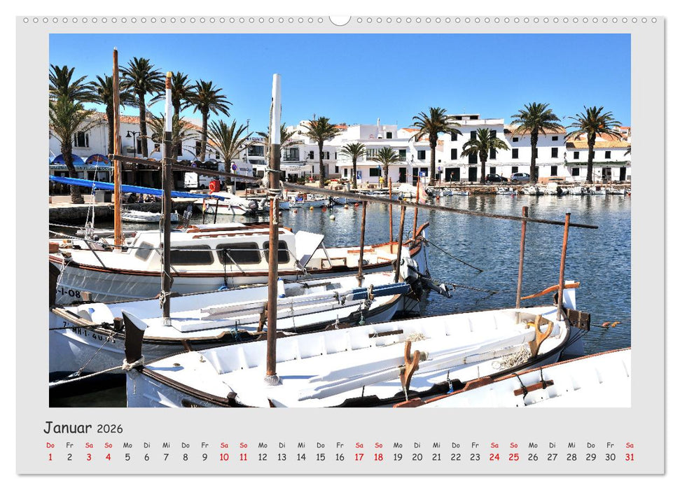 Menorca, die schöne Schwester (CALVENDO Wandkalender 2026)