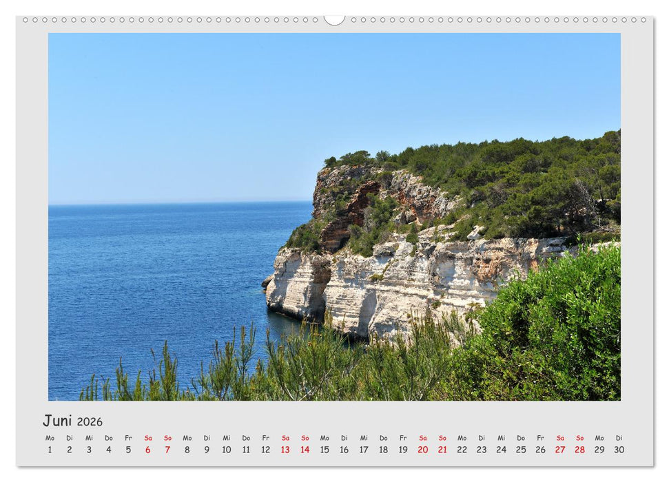 Menorca, die schöne Schwester (CALVENDO Wandkalender 2026)