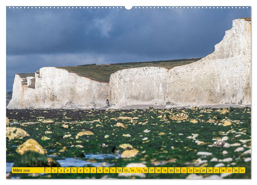 Seven Sisters - Großbritanniens höchste Kreidefelsen (CALVENDO Premium Wandkalender 2026)