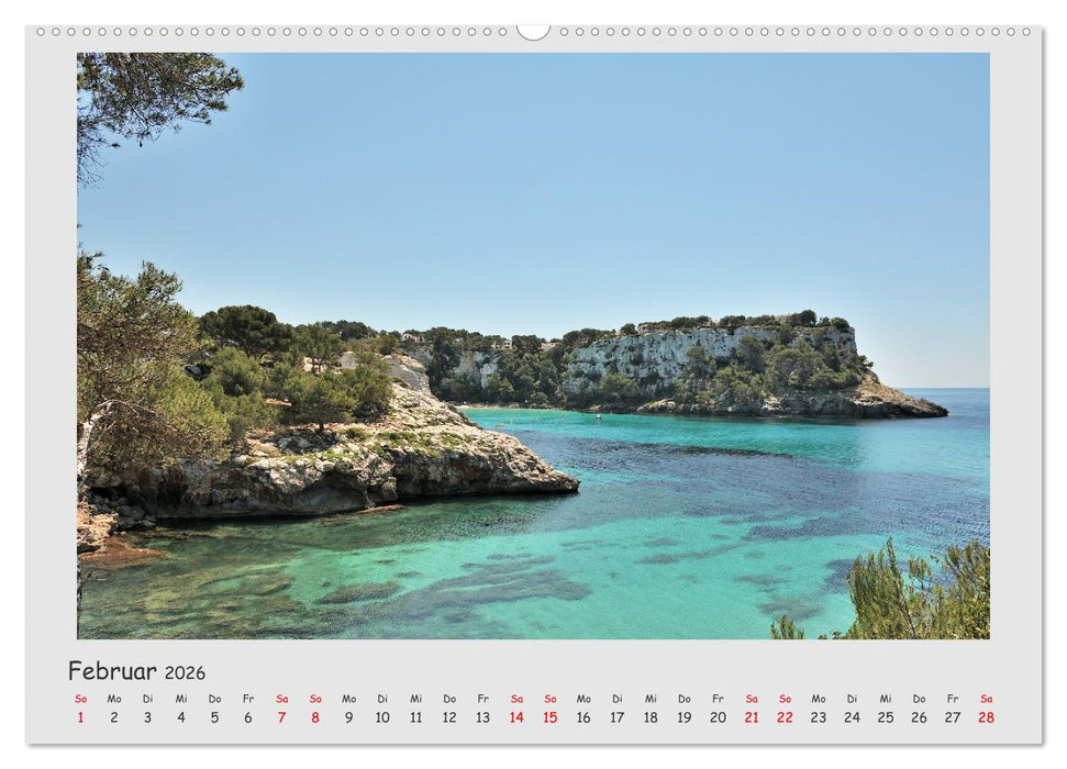 Menorca, die schöne Schwester (CALVENDO Premium Wandkalender 2026)