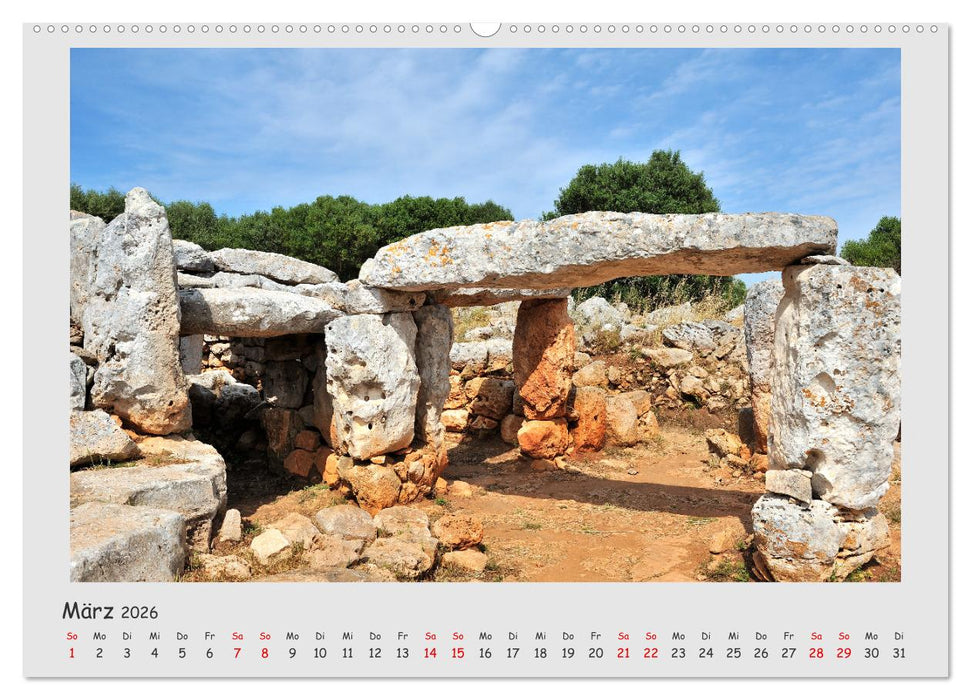 Menorca, die schöne Schwester (CALVENDO Premium Wandkalender 2026)