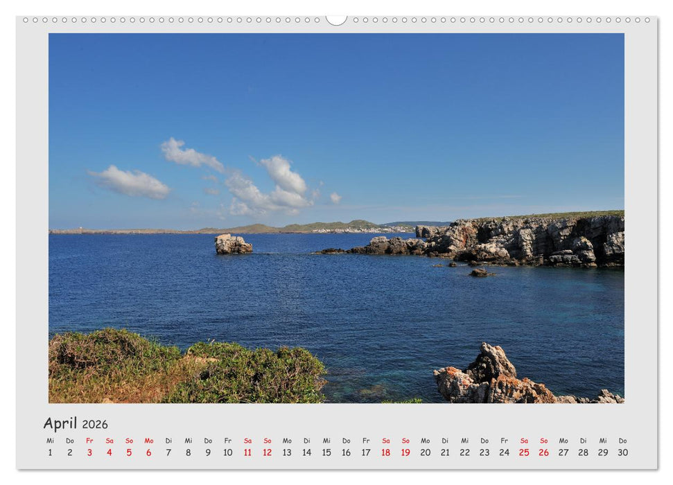 Menorca, die schöne Schwester (CALVENDO Premium Wandkalender 2026)