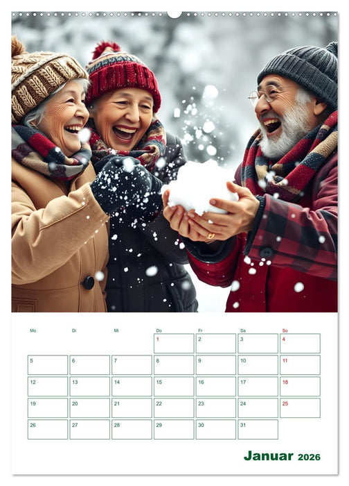 Alt, aber oho - Graue Haare, bunte Abenteuer (CALVENDO Wandkalender 2026)