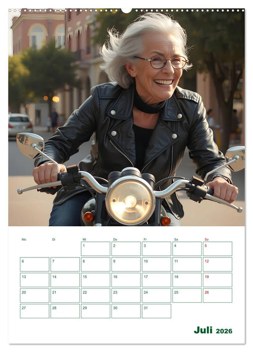 Alt, aber oho - Graue Haare, bunte Abenteuer (CALVENDO Premium Wandkalender 2026)