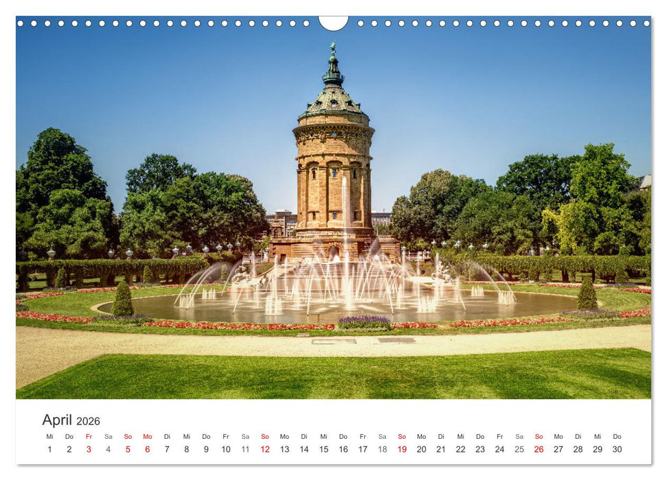 Mannheim, meine Stadt (CALVENDO Wandkalender 2026)