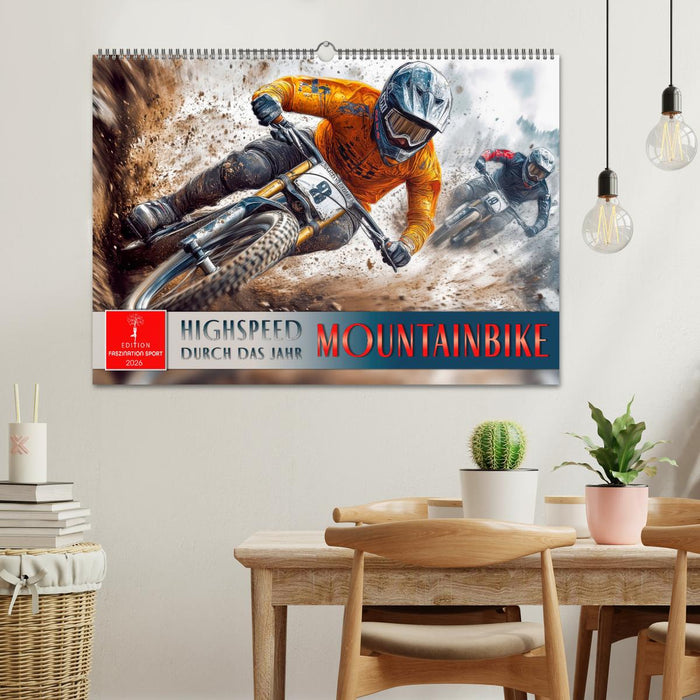 Mountainbike - Highspeed durch das Jahr (CALVENDO Wandkalender 2026)