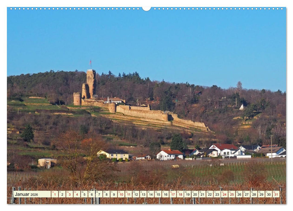 Südliche Weinstraße Eine Einladung zum Verweilen (CALVENDO Premium Wandkalender 2026)