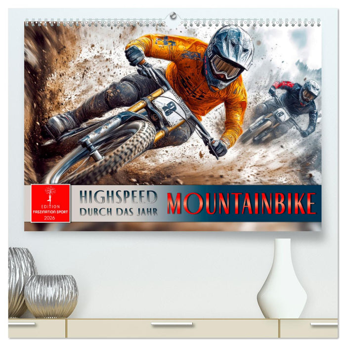 Mountainbike - Highspeed durch das Jahr (CALVENDO Premium Wandkalender 2026)