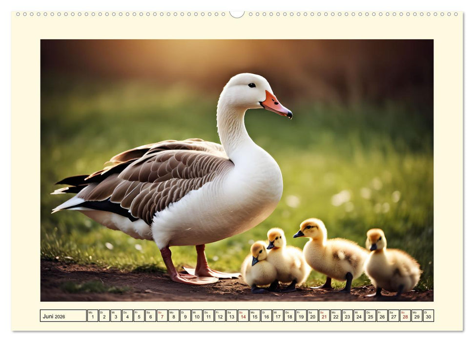 Glückliches Geflügel (CALVENDO Wandkalender 2026)