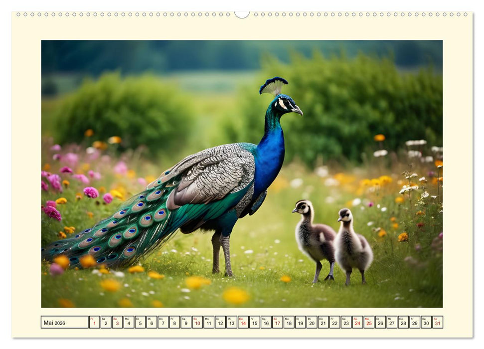 Glückliches Geflügel (CALVENDO Premium Wandkalender 2026)