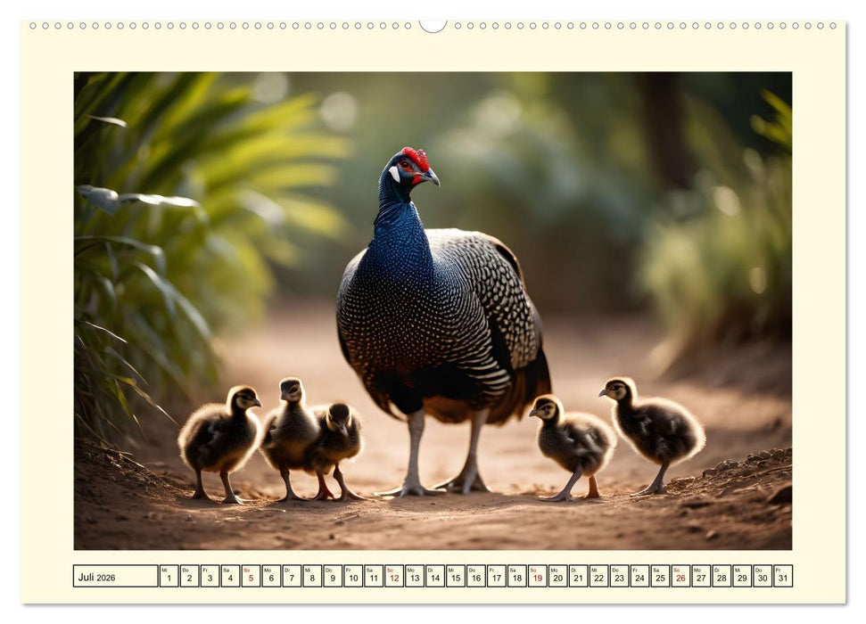 Glückliches Geflügel (CALVENDO Premium Wandkalender 2026)